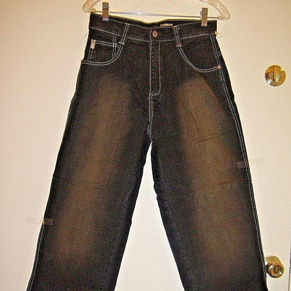 Vintage Rare Southpole Black Stone Washed Jeans